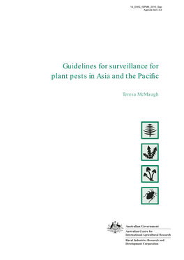 Guidelines for Surveillance for Plant Pests in Asia and the Pacific