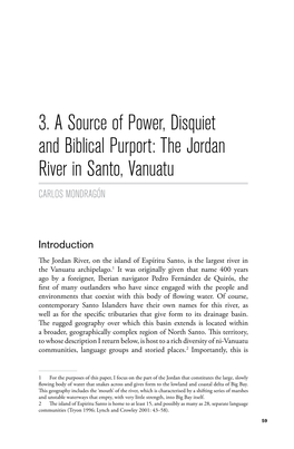 The Jordan River in Santo, Vanuatu CARLOS MONDRAGÓN