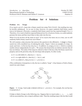 Problem Set 4 Solutions