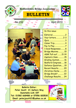 Bulletin April 2010