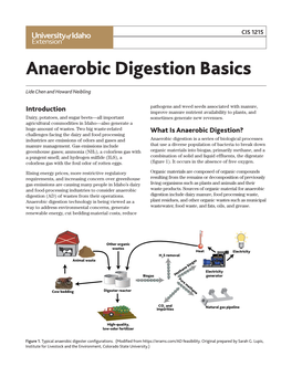 Anaerobic Digestion Basics