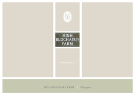 HIGH BLOCHAIRN FARM | Milngavie