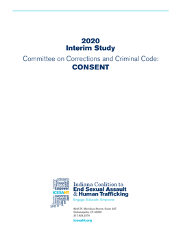 2020 Interim Study Committee on Corrections and Criminal Code: CONSENT