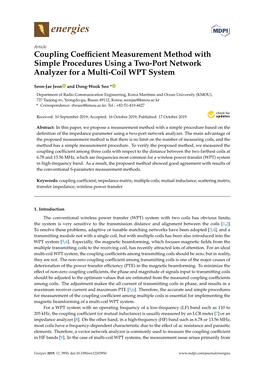 Coupling Coefficient Measurement Method with Simple Procedures