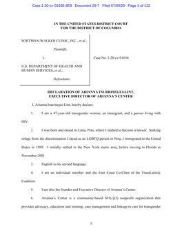 Case 1:20-Cv-01630-JEB Document 29-7 Filed 07/09/20 Page 1 of 112