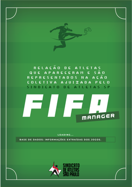 Atletas Representados Pelo Sindicato X Fifa Manager