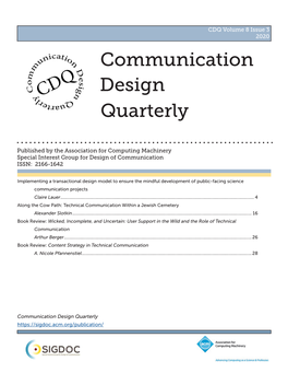 Communication Design Quarterly