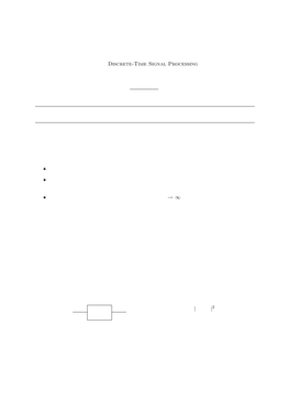 Discrete-Time Signal Processing