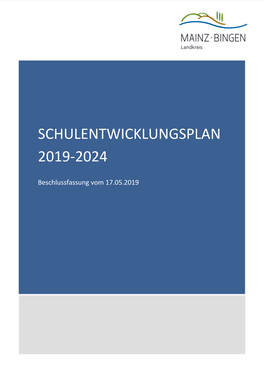 Schulentwicklungsplan 2019-2024