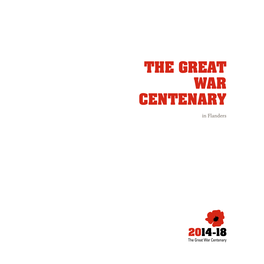 The Great War Centenary in Flanders