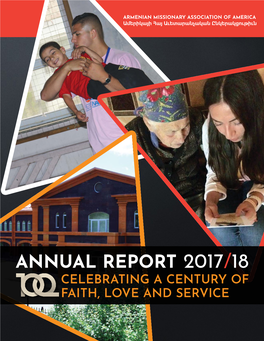 Annual Report 2017/18 Celebrating a Century of Faith, Love and Service 1918 2018 Foreword