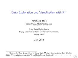 Data Exploration and Visualisation with R ∗