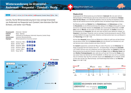 Andermatt – Hospental – Zumdorf – Realp