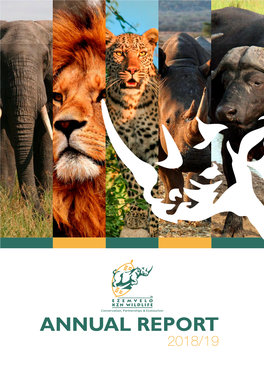 Ezemvelo Kzn Wildlife Annual Report 2018/19