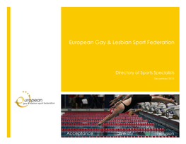 Directory of Sports Specialists December 2015
