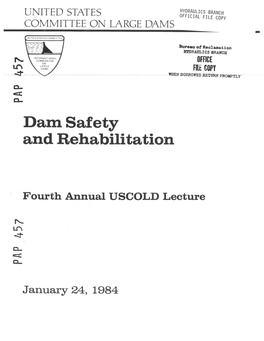 Dam Safety and Rehabilitation