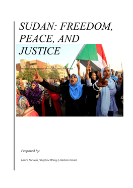 Sudan: Freedom, Peace, and Justice