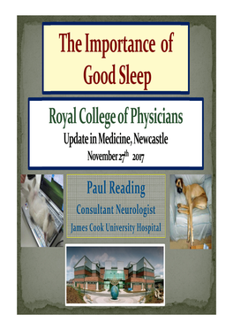 Paul Reading Consultant Neurologist James Cook University Hospital Journal of the Canadian Medical Association, 2006 ∑ I