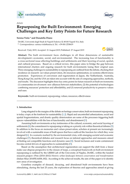 Emerging Challenges and Key Entry Points for Future Research