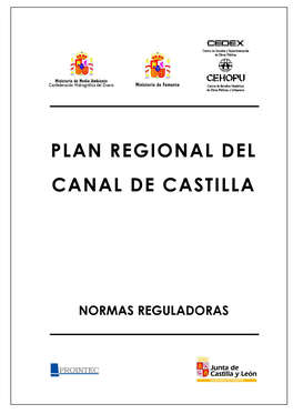 Plan Regional Del Canal De Castilla