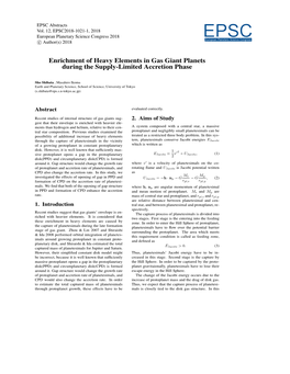 Enrichment of Heavy Elements in Gas Giant Planets During the Supply-Limited Accretion Phase