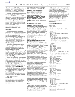 Federal Register/Vol. 77, No. 11/Wednesday, January 18, 2012