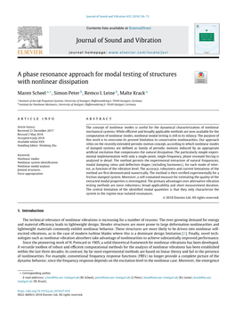 A Phase Resonance Approach for Modal Testing of Structures with Nonlinear Dissipation