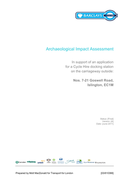 Archaeological Impact Assessment