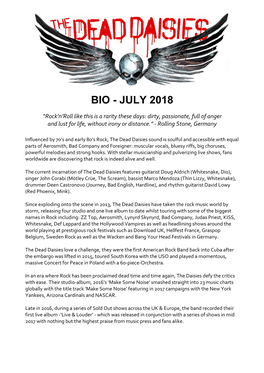 TDD BIO JULY 2018.Pdf