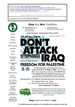 Stop the War Coalition