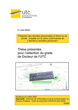 Protection Des Données Personnelles Et Droit À La Vie Privée : Enquête Sur La Notion Controversée De « Donnée À Caractère Personnel »