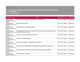 Urbanismo Subsección: Planeamiento