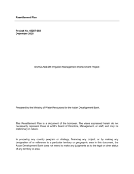 45207-002: Irrigation Management Improvement Project