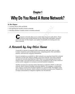 Why Do You Need a Home Network?