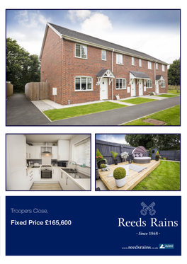 Fixed Price £165,600 Troopers Close, Christleton, Chester Fixed Price £165,600