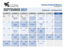 YCQ Calendar 2020-2021
