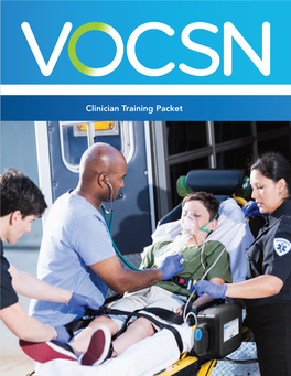 Clinician Training Packet Clinician Training Packet