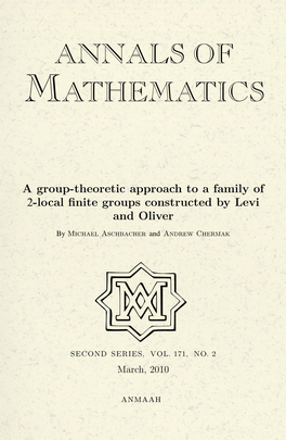A Group-Theoretic Approach to a Family of 2-Local ﬁnite Groups Constructed by Levi and Oliver