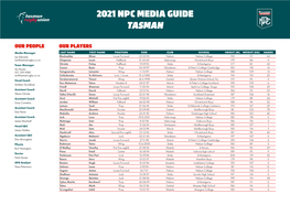 2021 Npc Media Guide Tasman
