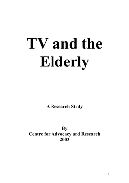 21 TV and the Elderly