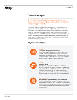 Citrix Virtual Apps
