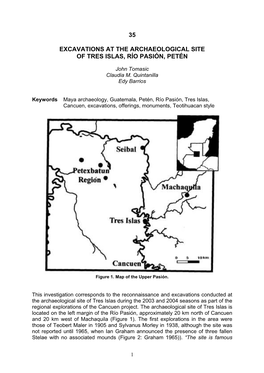 35 Excavations at the Archaeological Site of Tres