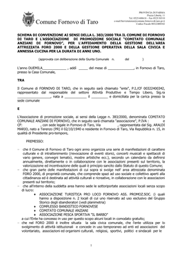 Comune Fornovo Di Taro Codice Fiscale 00322400342