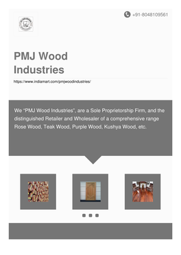 PMJ Wood Industries