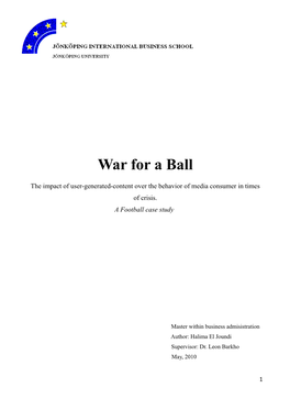 War for a Ball