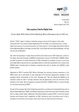 Press Release