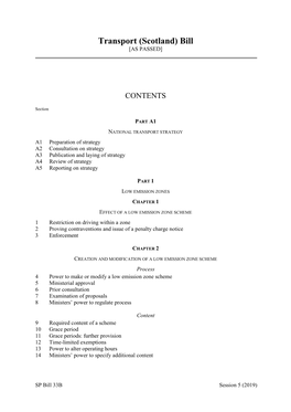 Transport (Scotland) Bill [AS PASSED]