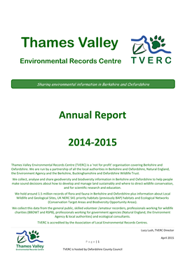 TVERC End of Year Report