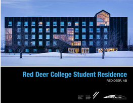 Red Deer College Student Residence RED DEER, AB Table of Contents