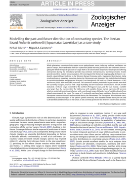 Modelling the Past and Future Distribution of Contracting Species